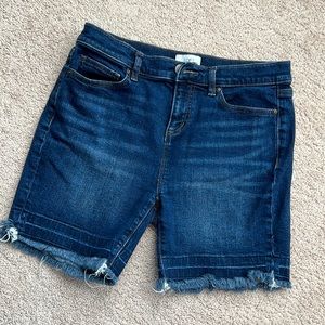Dark Denim Shorts